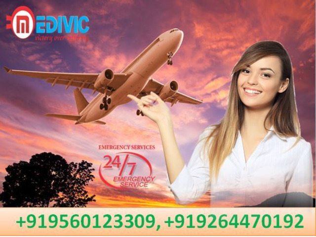 Top-Grade Air Ambulance Services in Varanasi with Doctor - 1
