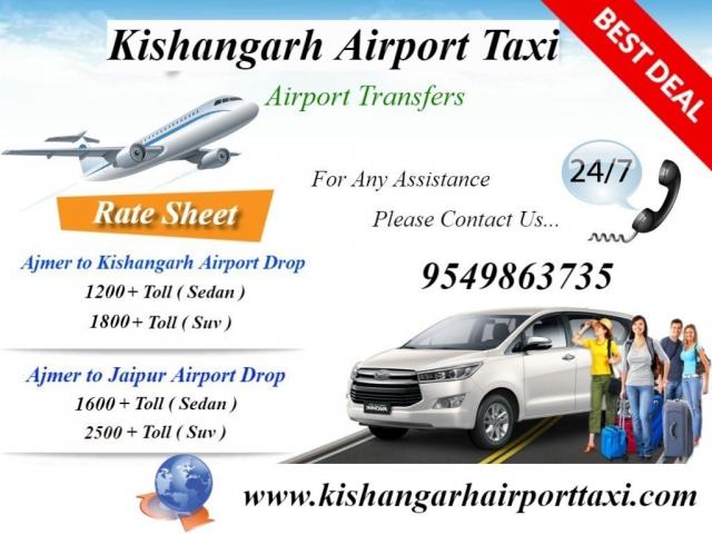 Kishangarh Airport Taxi, Kishangarh Airport To Ajmer Taxi - 1